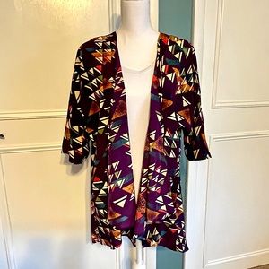 LuLaRoe Purple Lindsay Kimono